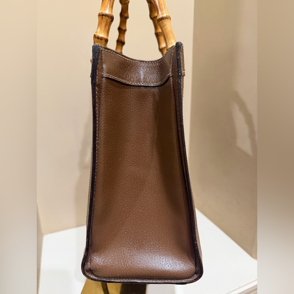 Gucci Diana Brown Leather Handbag-please read for condition - Picture 2 of 16